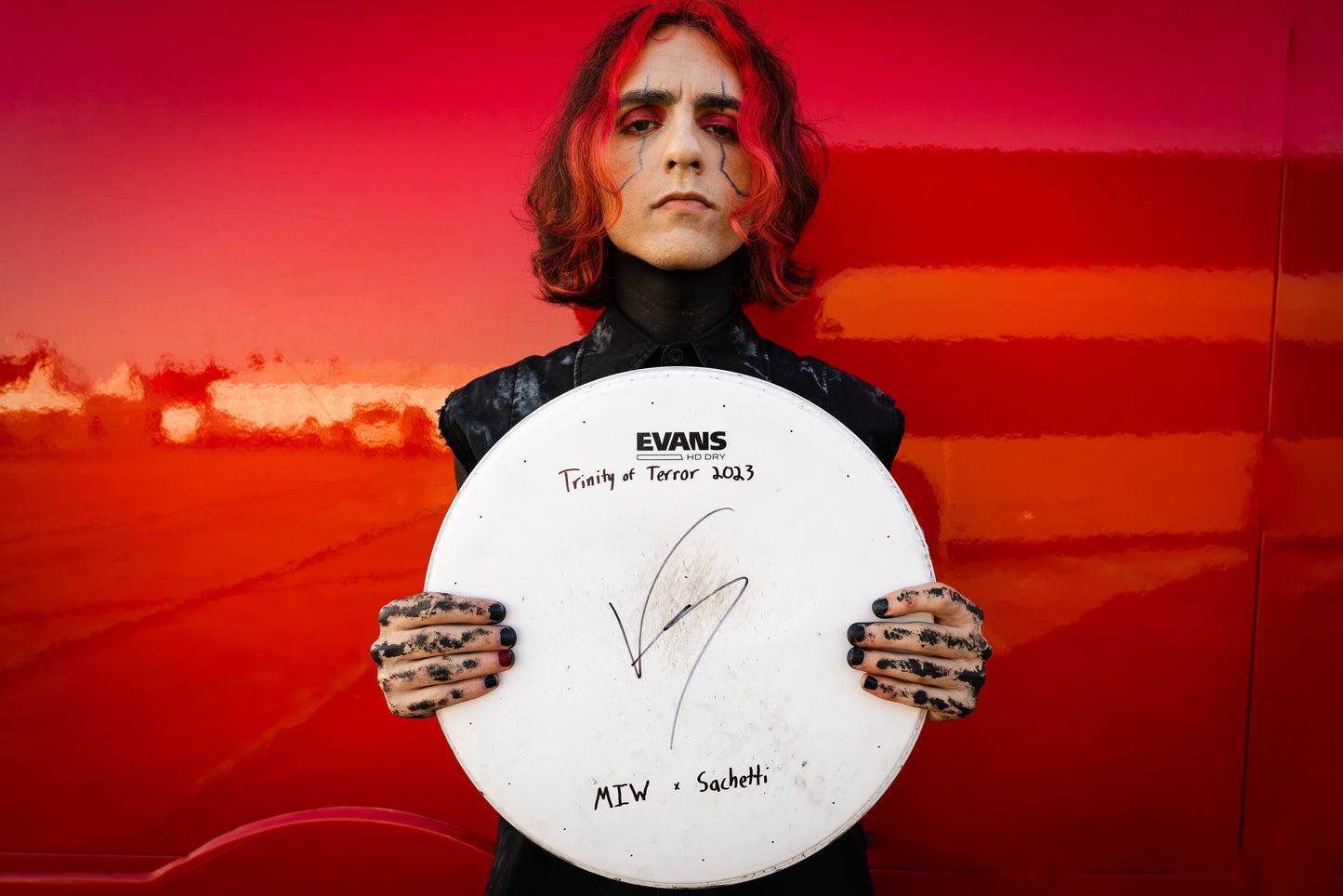 Autographed Drum Head (Used)